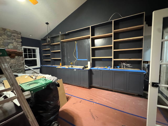 Living room renovations